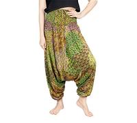 Lofbaz Donna Pavone Harem 2 in 1 Tuta Pantaloni Verde Chiaro XL