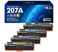 LOFBLAT 207A 207X Toner Compatibili (Senza Chip) per HP 207A W2210A 207X Multipack per HP Color Laserjet Pro MFP M283fdw M255dw M283fdn M283 M255 M255nw M282nw M282 (Nero Ciano Giallo Magenta, 4-Pack)