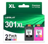 LOFBLAT 301XL Compatibile Cartucce per HP 301 XL per Envy 5530 2-Pack
