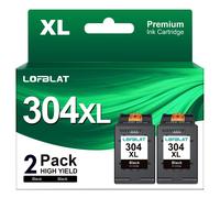 LOFBLAT 304XL Cartucce d inchiostro per HP 304 304XL Nero per Envy 5030 5010
