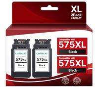LOFBLAT PG-575 PG-575XL Nero Cartucce per Canon 575 XL PG 575 PG575XL per cartucce canon 575 nero per Canon PIXMA TS3550i TR4750i TS3551i TS3750i S3751i TS3752i TR4751i TR4755i (575XL Nero, 2-Pack)