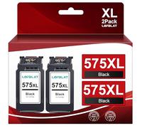 LOFBLAT PG-575XL Nero Cartucce Sostituzione per Canon 575 576 XL PG-575 PG-576 XL Cartucce d'inchiostro per PIXMA TS3550i TS3551i TR4750i TR4751i (575XL 2 Nero)