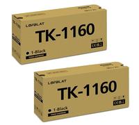 LOFBLAT TK 1160, compatibile con Kyocera TK-1160, per Kyocera ECOSYS P2040dn, ECOSYS P2040dw P2050DN (2 toner nero TK1160)