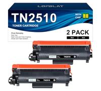 LOFBLAT TN2510 TN2510XL Toner compatibile per Brother TN-2510 TN-2510XL per Toner Brother MFC-L2800DW HL-L2400DW MFC-L2827DW MFC-L2835DW MFC-L2860DW DCP-L2620DW DCP-L2665DW DCP-L2660DW (Nero, 2-Pack)