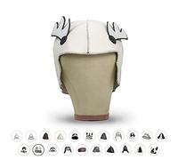 LoFelt® cappello da sauna - in feltro per lui e per lei inclusa guida - ideale per una straordinaria esperienza di wellness - motivo Ali - berretto da sauna cappuccio da sauna