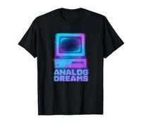 Lofi Reverie Analog Dreams Pixel 90s Desktop VHS Nostalgia Maglietta