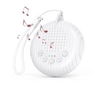 LOFICOPER White Noise Machine Baby, Mini Macchina Sonora Ricaricabile con 10 Suoni Naturali Lenitivi, Monitoraggio del Rumore, Timer e Funzioni di Memoria, Macchina Portatile per il Rumore Della