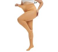 LOFIR Collant 80 Denari Donna: Collant Taglie Forti Calze Microfibra Coprenti a Vita Alta Elastiche per Donna Curvy 1 Paio XL-6XL