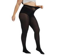 LOFIR Collant 80 Denari Donna: Collant Taglie Forti Calze Microfibra Coprenti a Vita Alta Elastiche per Donna Curvy 1 Paio XL-6XL