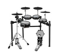 LOFIRY Batteria Elettronica Professionale Cinque Tamburi E Quattro Piatti Kit di Strumenti Musicali A Batteria Elettronica A Percussione per Studenti Adulti