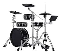 LOFIRY Batteria Elettronica Professionale Strumenti Musicali A Batteria Elettronica in Stile Tamburo Acustico con Quattro Tamburi E Tre Piatti