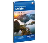 Lofoten Car and Tourist Map 1:250 000