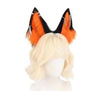 LOFOTU Cerchietto per capelli con orecchie di animale, accessorio per lo styling dei capelli, in morbido peluche, accessorio per cosplay per fan di anime e festival musicali, fasce per orecchie fatte