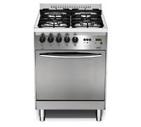 Lofra C66GV/C 41020089 Cucina da accosto cm. 60 x 60 - inox 4 fuochi + 1 forno a gas - Classe energetica: A