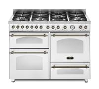 LOFRA CUCINA 120CM RBP126SMFET+MFT/2AEO BIANCO PERLA/BRONZO CE.A 5 FUOCHI