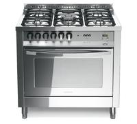 LOFRA CUCINA PLG96MFT/C 90CM INOX FORNO ELETTRICO VENTILATO 5 FUOCHI GAS CE.A+