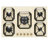 LOFRA DOLCEVITA HRBI7AO PIANO COTTURA 70X50 AVORIO 5 FUOCHI TRIPLA CORONA