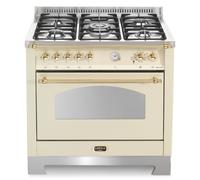 LOFRA DOLCEVITA RBIG96MFT/CI CUCINA 90CM AVORIO/OTTONE 5 FUOCHI 60060038 CE.A