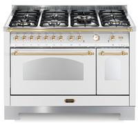 Lofra RBPD126MFT+E/2AEO 62010016 Cucina da accosto cm. 120 x 60 - bianco perla 7 fuochi + 2 forni elettrici - Classe energetica: A