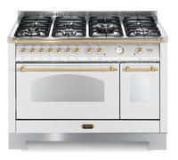 Lofra RBPD126MFT+E/2AEO 62010016 Cucina da accosto cm. 120 x 60 - bianco perla 7 fuochi + 2 forni elettrici - Classe energetica: A