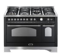 LOFRA DOLCEVITA RNMD126MFT+E/2AEO CUCINA 120CM NERA/ACCIAIO 7 FUOCHI