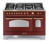 LOFRA DOLCEVITA RRD126MFT+E/2AEO CUCINA 120X60 ROSSO BURGUNDY 7 FUOCHI