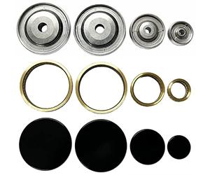 Lofra - Kit 4 bruciatori completi di anelli e piattelli spartifiamma per cucina piano cottura 4 fuochi - Made in Italy - LO02