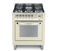 Lofra PBI76MFT/C Cucina Gas 5 Fornelli con Forno Elettrico da 70 cm Beige