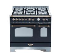 Lofra RNMD96MFTE/CI 60220024 Cucina da accosto cm. 90 x 60 - nero matt 5 fuochi + 2 forni elettrici - Classe energetica: A