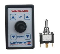 LOFRANS' Comando da Plancia Tipo 'L' - Blu, Toggle, On-off-on, Circuito Stampato