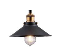 Loft E27 Lampade a sospensione Nordic Rural Warehouse Retro Vintage Industry Bar Lampada da soffitto Edison Lampadina Ristorante Luci a sospensione Little Black Dress Lampadario Adorabile (Colore :