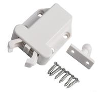 Loft Hatch - Chiusura a pressione per aprire e chiudere, 3 kg, colore | Forza di tenuta di 3 kg, apertura e chiusura, ideale per loft, portelli, costruzione in plastica, finitura nera