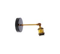 LOFT NAVIS E27 lampada da parete ottone nero EDO777183
