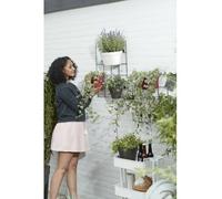 loft urban green wall rack living black elho