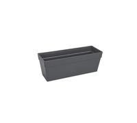 Vaso Elho Antracite Grigio scuro polipropilene Plastica Rettangolare Moderno 50
