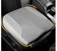 Lofty Aim Cuscino per seggiolino Auto, Comodo Cuscino in Memory Foam per Guida, Sollievo dal Dolore alla Schiena da Sciatica, Cuscino per Auto, Camion, Ufficio, Sedia a rotelle, Grigio