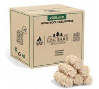 Log Barn Accendifuoco Naturale Confezione da 500 Accendifuoco Ecologico per