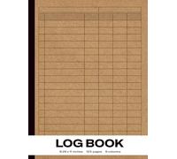 Log Book: Your All-in-One Tracking Solution: 6-Column Design for Projects, Fitness, Finance & More | 123 Pages | 8.25x11"