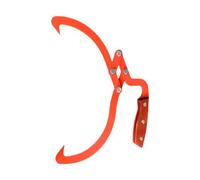 Log Infradito - 20 Inch 2-Jaw Grapple Tool for Forestry Work | Heavy Duty Steel Lifting Infradito con presa sicura, lunga per Branch Logs Wood Handling, Ideal for Yard Farm Outdoor Tractor ATV Use