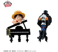 Log Stories Monkey D Rufy and Brook Figure Japan 2025 One Piece Series