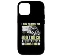 Log Truck Chose Me Log Truck Driver Accessories Driving Custodia per iPhone 12/12 Pro