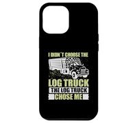 Log Truck Chose Me Log Truck Driver Accessories Driving Custodia per iPhone 12 Pro Max