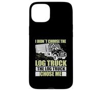 Log Truck Chose Me Log Truck Driver Accessories Driving Custodia per iPhone 15 Plus