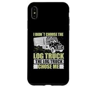 Log Truck Chose Me Log Truck Driver Accessories Driving Custodia per iPhone XS Max