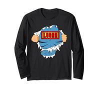 Logan Name Superhero Gift for Boys Named Logan Maglia a Manica