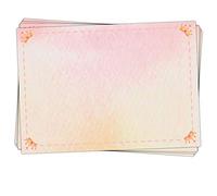 Logbuch-Verlag 25 etichette adesive per indirizzi o nome, rosa oro da scrivere rettangolari, 7,4 x 5,2 cm, per lettere, quaderni scolastici
