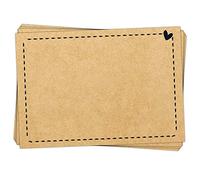 Logbuch-Verlag 25 piccoli adesivi natalizi per nomi da scrivere, 7,4 x 5,2 cm, bianchi, scrivibili, marmellata, miele