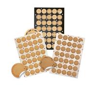 Logbuch-Verlag 3 x 35 adesivi vuoti in carta kraft per marmellate, scrivibili, etichette per marmellate, etichette per la casa, etichette per marmellate, etichette per scrivere vintage