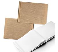 Logbuch-Verlag taccuino in formato DIN A4 orizzontale con pagine vuote - stile vintage libro scrivibile fai da te diy