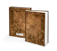 Logbuch-Verlag XXL diario taccuino appunti notes A4 a righe scrivere personale marrone antico medioevo nostalgico copertina rigida